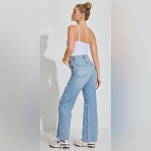 Garage Womens Urbain A Jambe Large/ Street Wide Leg Jeans Size 27 (5)